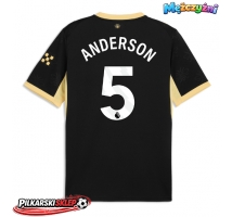 Manchester City Elliot Anderson #5 Koszulka Wyjazdowa 2026-27 Krótki Rękaw