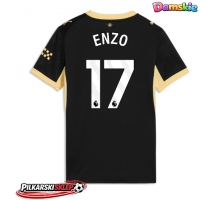 Manchester City Enzo Fernandez #17 Koszulka Wyjazdowa damskie 2026-27 Krótki Rękaw