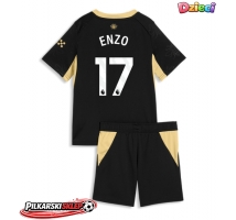 Manchester City Enzo Fernandez #17 Koszulka Wyjazdowa dzieci 2026-27 Krótki Rękaw (+ krótkie spodenki)