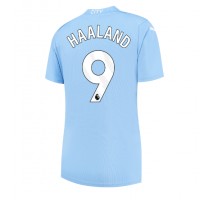 Manchester City Erling Haaland #9 Koszulka Podstawowa damskie 2023-24 Krótki Rękaw