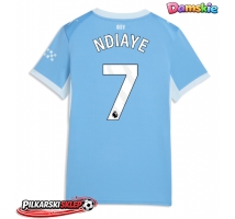 Manchester City Iliman Ndiaye #7 Koszulka Podstawowa damskie 2026-27 Krótki Rękaw