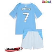 Manchester City Iliman Ndiaye #7 Koszulka Podstawowa dzieci 2026-27 Krótki Rękaw (+ krótkie spodenki)