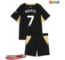 Manchester City Iliman Ndiaye #7 Koszulka Wyjazdowa dzieci 2026-27 Krótki Rękaw (+ krótkie spodenki)