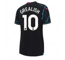 Manchester City Jack Grealish #10 Koszulka Trzecia damskie 2023-24 Krótki Rękaw