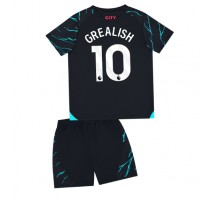 Manchester City Jack Grealish #10 Koszulka Trzecia dzieci 2023-24 Krótki Rękaw (+ krótkie spodenki)