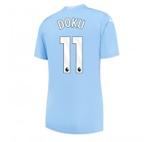 Manchester City Jeremy Doku #11 Koszulka Podstawowa damskie 2023-24 Krótki Rękaw