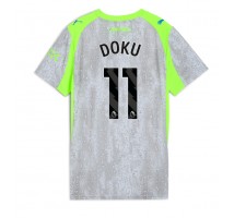 Manchester City Jeremy Doku #11 Koszulka Trzecia damskie 2025-26 Krótki Rękaw