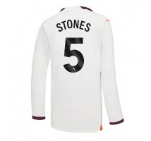 Manchester City John Stones #5 Koszulka Wyjazdowa 2023-24 Długi Rękaw