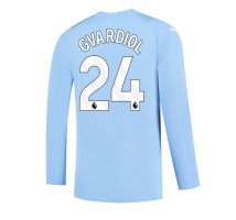 Manchester City Josko Gvardiol #24 Koszulka Podstawowa 2023-24 Długi Rękaw