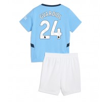 Manchester City Josko Gvardiol #24 Koszulka Podstawowa dzieci 2024-25 Krótki Rękaw (+ krótkie spodenki)