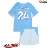 Manchester City Josko Gvardiol #24 Koszulka Podstawowa dzieci 2026-27 Krótki Rękaw (+ krótkie spodenki)