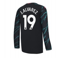 Manchester City Julian Alvarez #19 Koszulka Trzecia 2023-24 Długi Rękaw