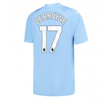 Manchester City Kevin De Bruyne #17 Koszulka Podstawowa 2023-24 Krótki Rękaw