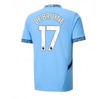 Manchester City Kevin De Bruyne #17 Koszulka Podstawowa 2024-25 Krótki Rękaw