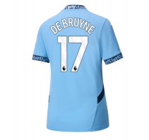 Manchester City Kevin De Bruyne #17 Koszulka Podstawowa damskie 2024-25 Krótki Rękaw