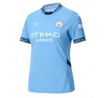 Manchester City Koszulka Podstawowa damskie 2024-25 Krótki Rękaw