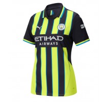 Manchester City Koszulka Wyjazdowa damskie 2024-25 Krótki Rękaw