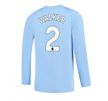 Manchester City Kyle Walker #2 Koszulka Podstawowa 2023-24 Długi Rękaw