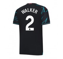 Manchester City Kyle Walker #2 Koszulka Trzecia 2023-24 Krótki Rękaw