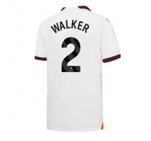 Manchester City Kyle Walker #2 Koszulka Wyjazdowa 2023-24 Krótki Rękaw
