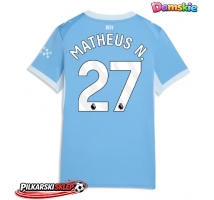 Manchester City Matheus Nunes #27 Koszulka Podstawowa damskie 2026-27 Krótki Rękaw