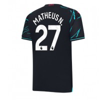 Manchester City Matheus Nunes #27 Koszulka Trzecia 2023-24 Krótki Rękaw