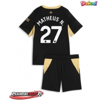 Manchester City Matheus Nunes #27 Koszulka Wyjazdowa dzieci 2026-27 Krótki Rękaw (+ krótkie spodenki)