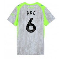 Manchester City Nathan Ake #6 Koszulka Trzecia damskie 2025-26 Krótki Rękaw Manchester City Nathan Ake #6 Koszulka Trzecia damskie 2025-26 Krótki Rękaw