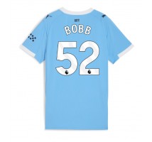 Manchester City Oscar Bobb #52 Koszulka Podstawowa damskie 2025-26 Krótki Rękaw