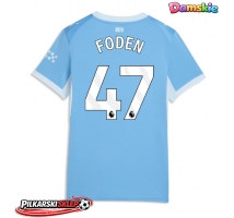 Manchester City Phil Foden #47 Koszulka Podstawowa damskie 2026-27 Krótki Rękaw
