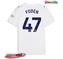 Manchester City Phil Foden #47 Koszulka Trzecia damskie 2026-27 Krótki Rękaw