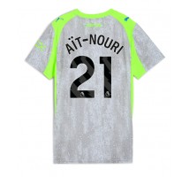 Manchester City Rayan Ait-Nouri #21 Koszulka Trzecia damskie 2025-26 Krótki Rękaw