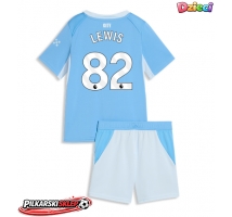 Manchester City Rico Lewis #82 Koszulka Podstawowa dzieci 2026-27 Krótki Rękaw (+ krótkie spodenki)