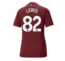 Manchester City Rico Lewis #82 Koszulka Trzecia damskie 2024-25 Krótki Rękaw