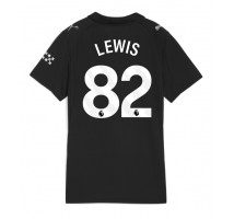 Manchester City Rico Lewis #82 Koszulka Wyjazdowa damskie 2025-26 Krótki Rękaw