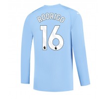 Manchester City Rodri Hernandez #16 Koszulka Podstawowa 2023-24 Długi Rękaw