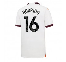 Manchester City Rodri Hernandez #16 Koszulka Wyjazdowa 2023-24 Krótki Rękaw