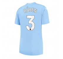Manchester City Ruben Dias #3 Koszulka Podstawowa damskie 2023-24 Krótki Rękaw
