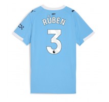 Manchester City Ruben Dias #3 Koszulka Podstawowa damskie 2025-26 Krótki Rękaw