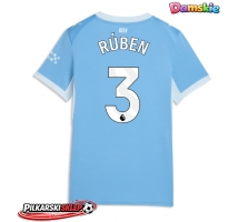 Manchester City Ruben Dias #3 Koszulka Podstawowa damskie 2026-27 Krótki Rękaw