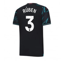 Manchester City Ruben Dias #3 Koszulka Trzecia 2023-24 Krótki Rękaw