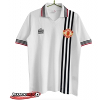 Manchester United 1975-1980 Koszulka Retro Wyjazdowa Krótki Rękaw