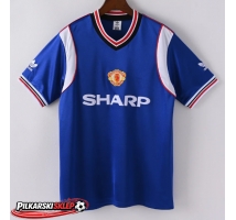 Manchester United 1984-1985 Koszulka Retro Trzecia Krótki Rękaw