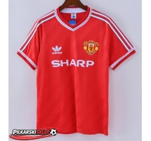 Manchester United 1986-1988 Koszulka Retro Podstawowa Krótki Rękaw