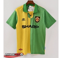 Manchester United 1992-1994 Koszulka Retro Trzecia Krótki Rękaw