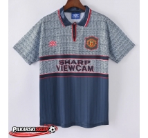 Manchester United 1995-1996 Koszulka Retro Wyjazdowa Krótki Rękaw