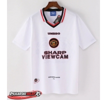 Manchester United 1996-1997 Koszulka Retro Wyjazdowa Krótki Rękaw