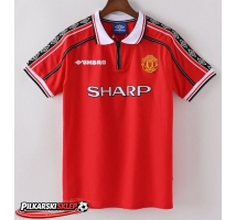 Manchester United 1998-1999 Koszulka Retro Podstawowa Krótki Rękaw