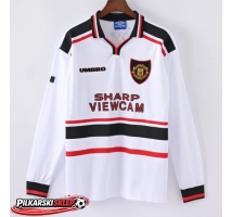 Manchester United 1998-1999 Koszulka Retro Wyjazdowa Długi Rękaw