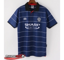 Manchester United 1999-2000 Koszulka Retro Wyjazdowa Krótki Rękaw